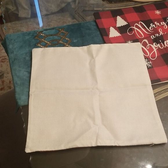 Buffalo Plaid Christmas Pillow Covers Set of 2 "This is Us" & "Merry & Bright" - Picture 5 of 11